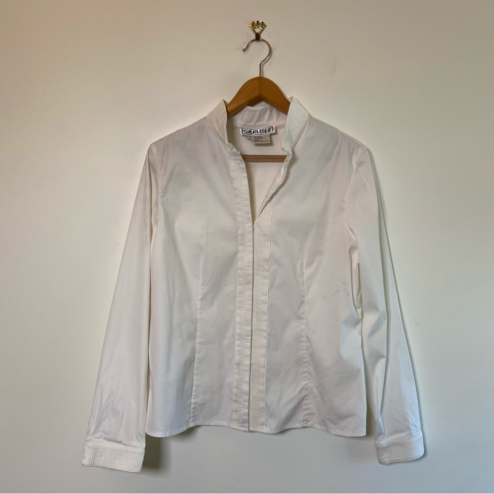 CARLISLE Vintage Gorpcore White Shirt Medium